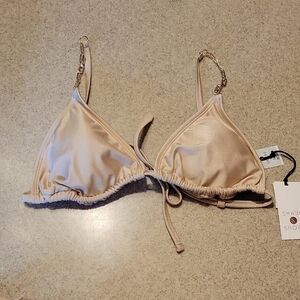 Shade & Shore Cream Bikini Swimwear Size Small 4-6 Nwt